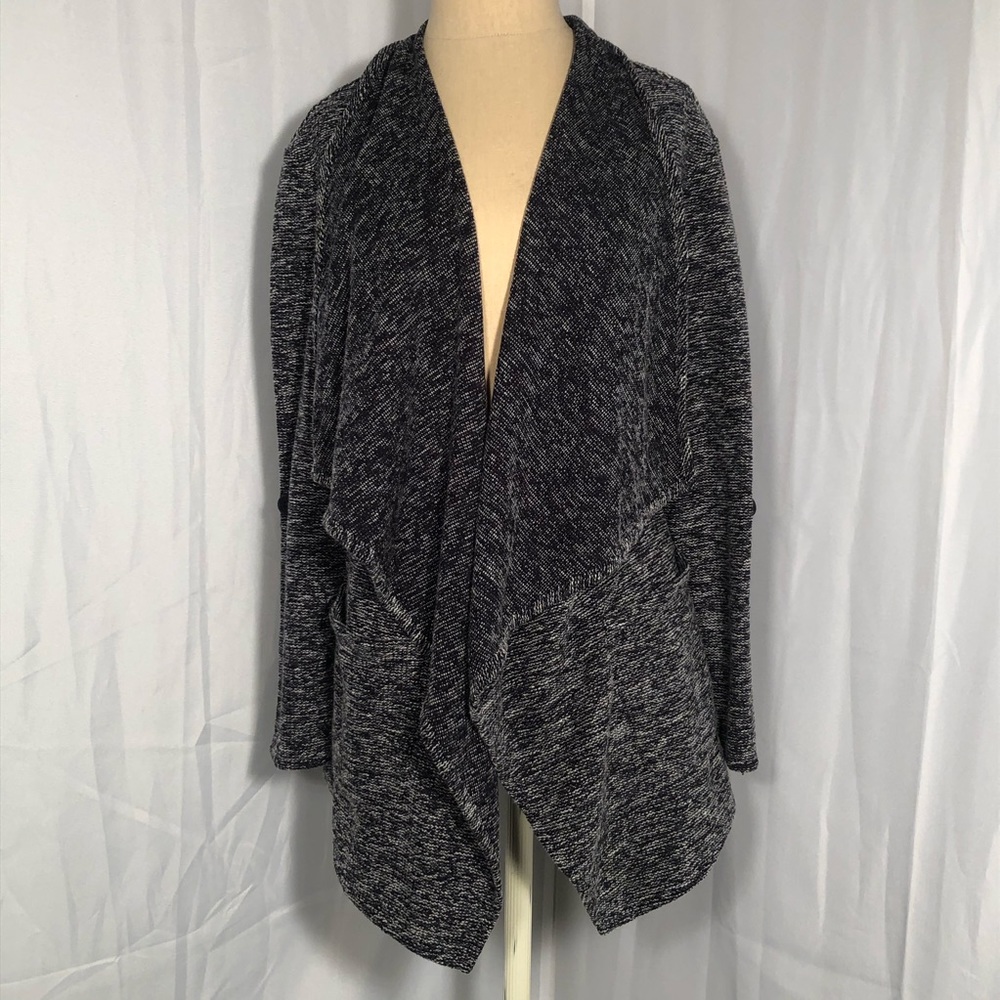 BB Dakota Waterfall Wrap Sweater with Pockets